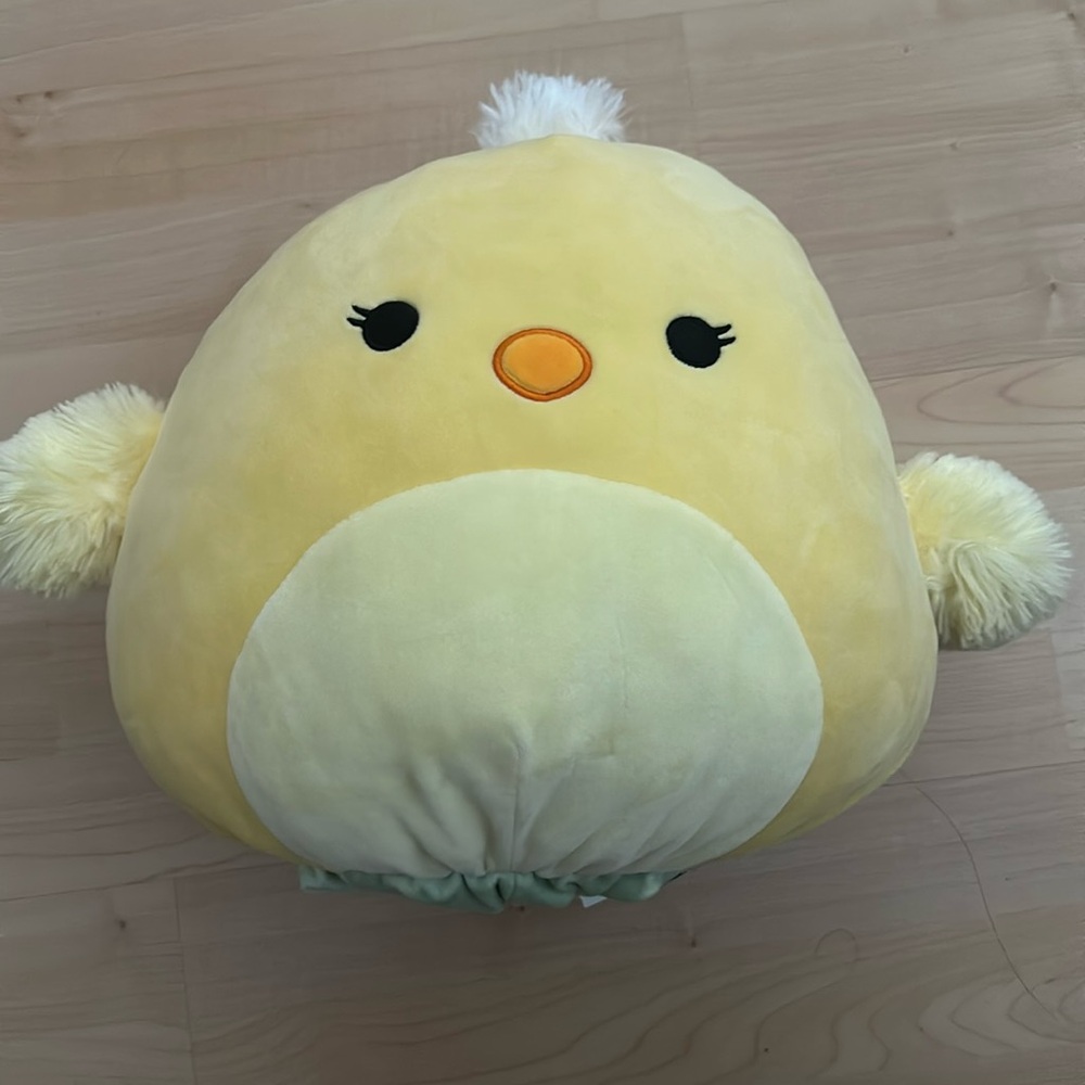 easter egg/duck (edie/aimee) squishmallow flip a mallows 12”